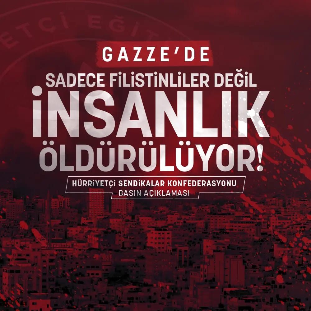 Bu bir savaş değil büyük bir vahşet ve insanlık suçudur.