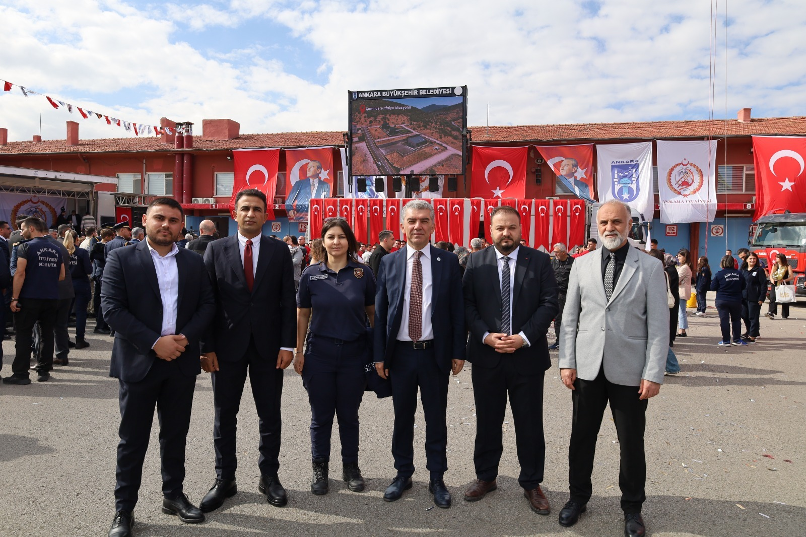 KONFEDERASYON GENEL BAŞKANIMIZ SAYIN LEVENT KURUOĞLU VE KONFEDERASYON HEYETİMİZ, ABB İTFAİYE DAİRESİ’NİN PERSONEL YEMİN TÖRENİ ETKİNLİĞİNE KATILDI